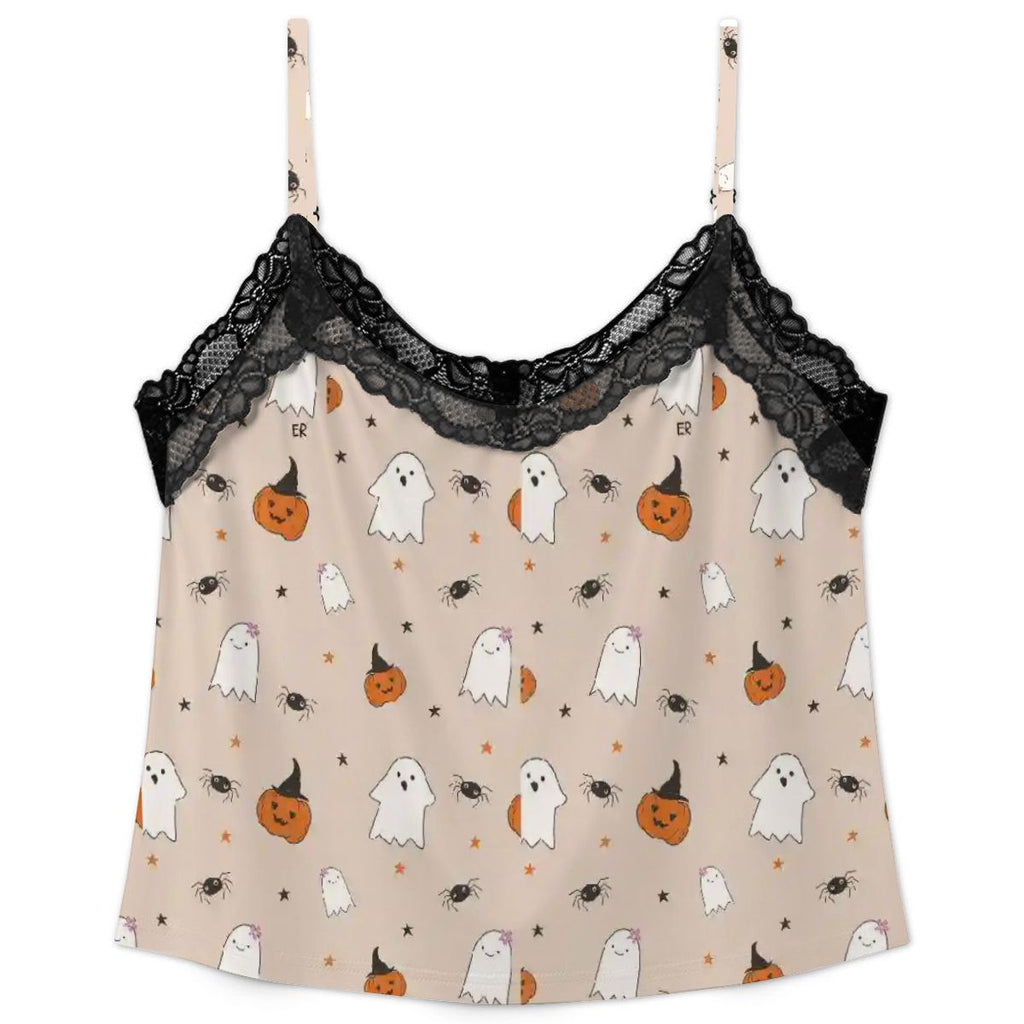 Halloween  Cami Lace Pajama Set