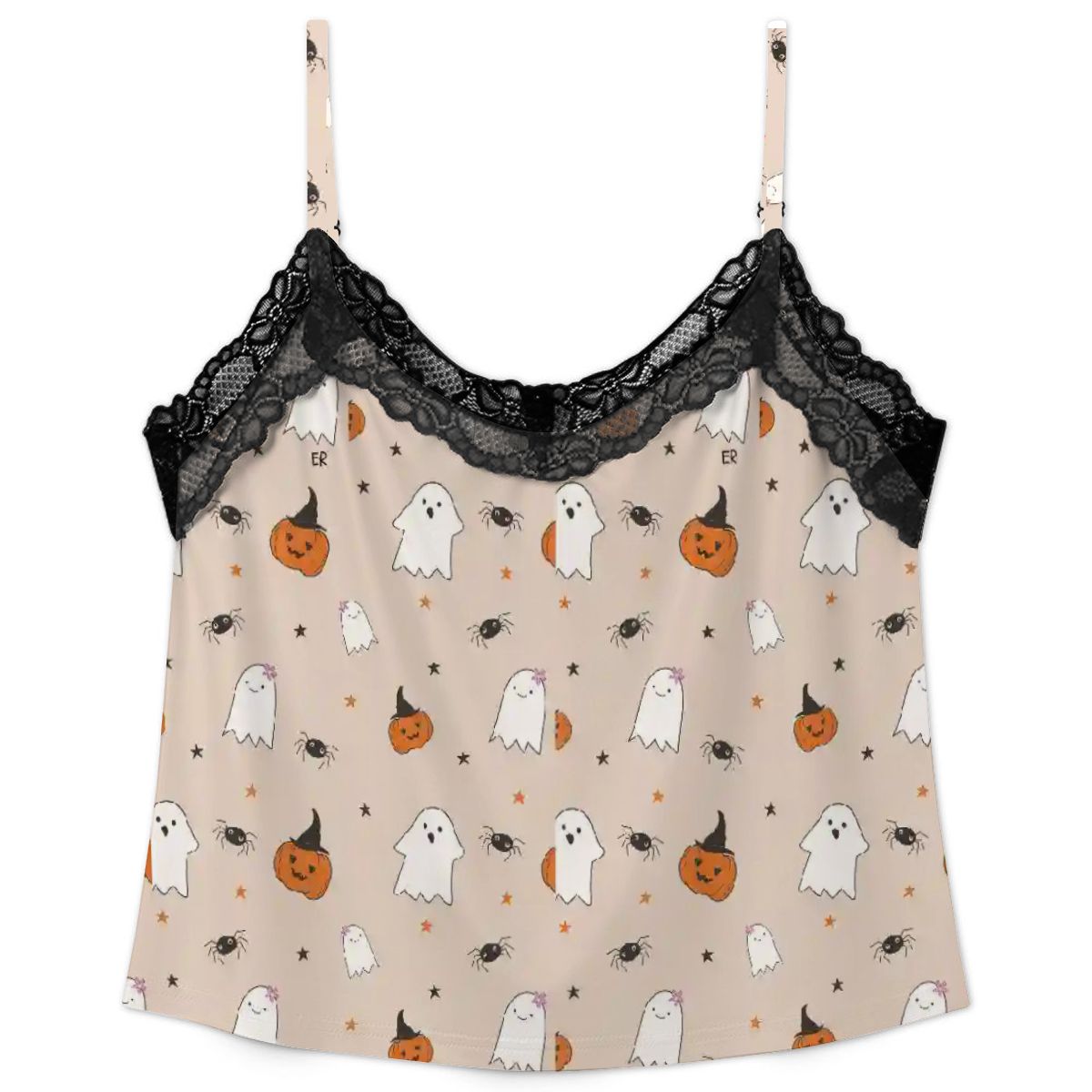 Halloween  Cami Lace Pajama Set